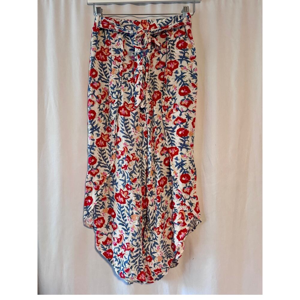 Billabong Boho Floral Crinkle Pull-On Pants - Size M